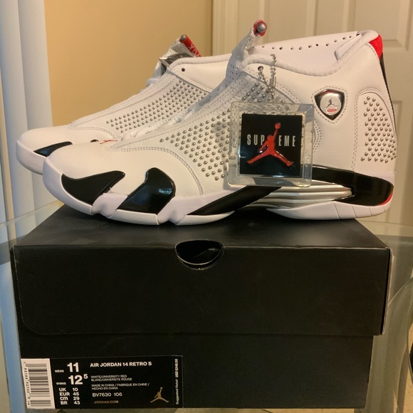 Jordan 14 Retro Supreme Men’s size 11 - Picture 2 of 6